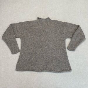 Britches 100% Wool Sweater Sz XXL Shetland Brown Great Outdoors